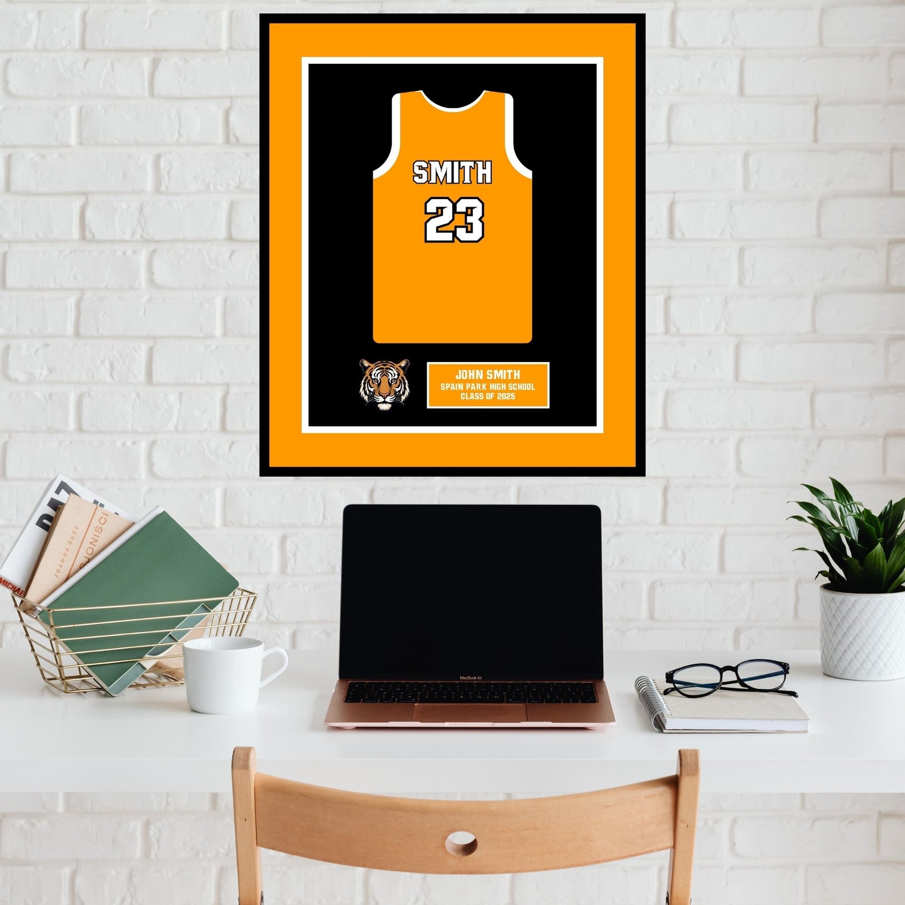 Best High School Senior Night Basketball Gift – Picture Frame Jersey