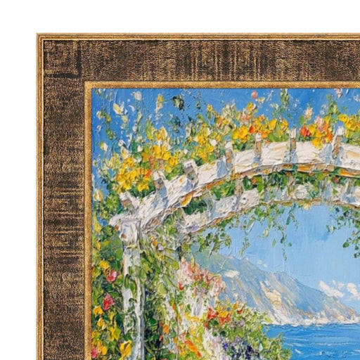 24x30 Frame Farmhouse Rustic Wood Black Gold Picture Frame