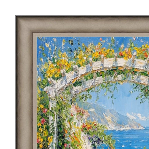 27x27 Frame Industrial Silver Metal Slope Picture Frame