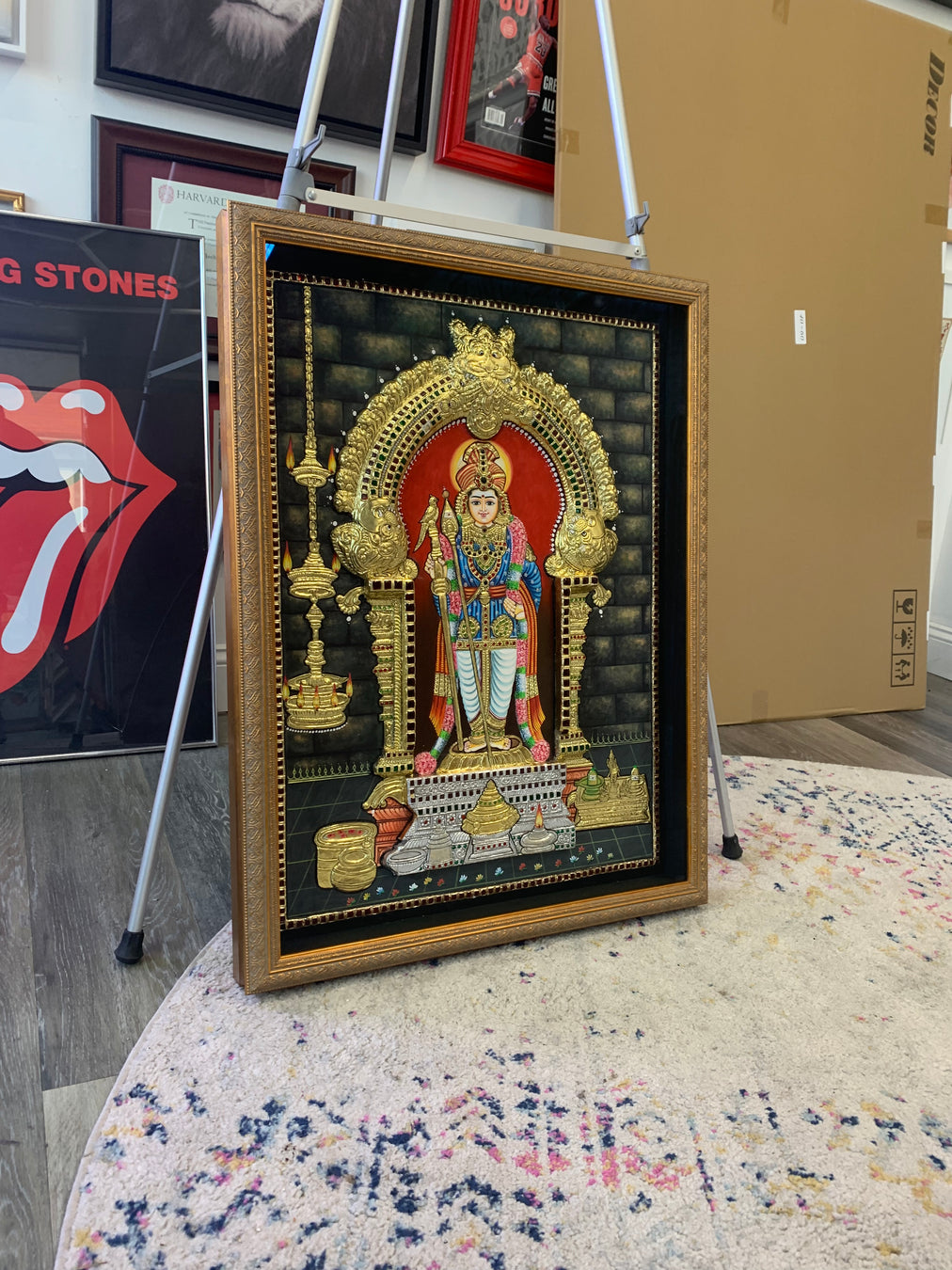 Hindu Indian art framed