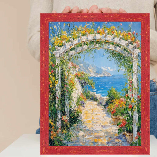 24x30 Frame Slim Teal Seaspray Chabi Chic Farmhouse Rustic Picture Frame