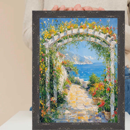 24x30 Frame Slim Teal Seaspray Chabi Chic Farmhouse Rustic Picture Frame