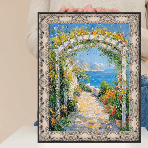 22x30 Frame Vintage Antique Alabaster White Wash Picture Frame