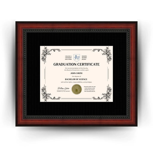 University of Iowa Diploma Frame 8.5x11 Certificate Black
