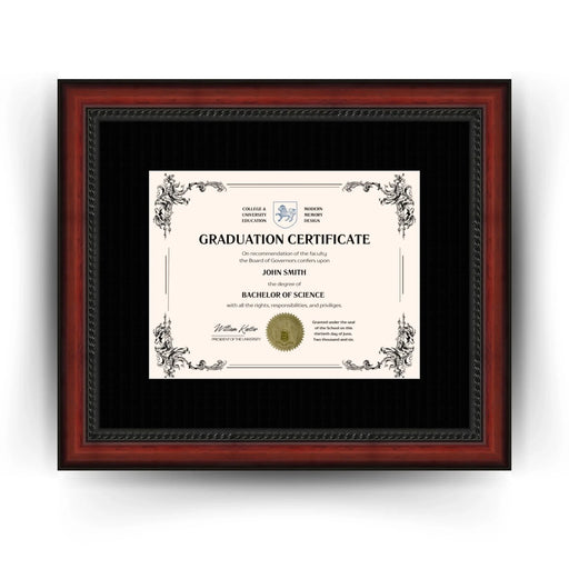 Purdue University Diploma Frame 8.5x11 Certificate Black