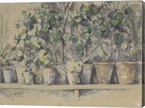 Les Pots de Fleurs by Paul Cezanne
