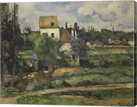 Landscape in Auvers by Paul Cezanne