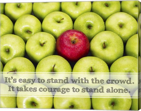 It's Easy to Stand With the Crowd by Color Me Happy