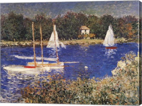 The Bassin at Argenteuil by Claude Monet