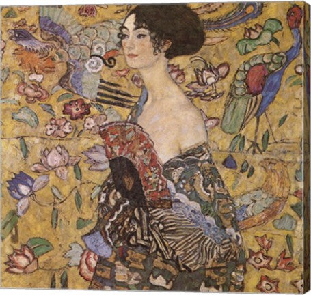 Lady with Fan, c.1917 by Gustav Klimt