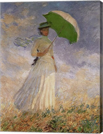 Woman with Sunshade by Claude Monet
