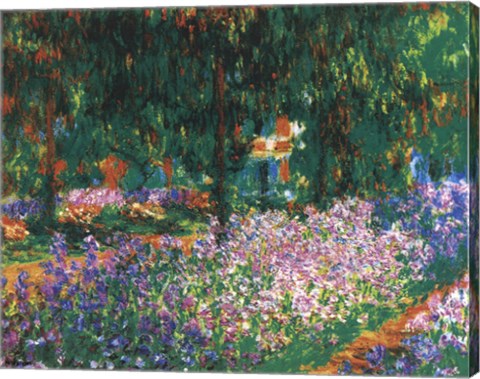 The Artist's Garden at Giverny, c.1900 (green trees) by Claude Monet