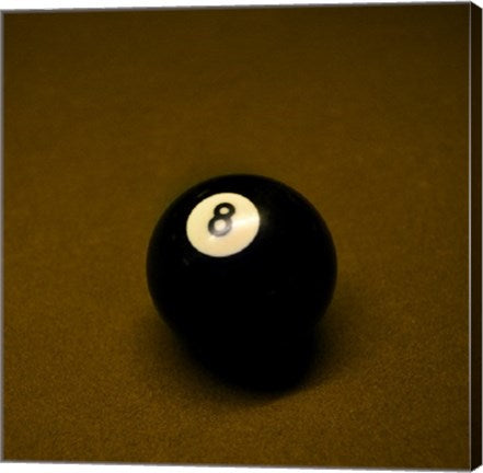 8 Ball on Brown by Jim Rush