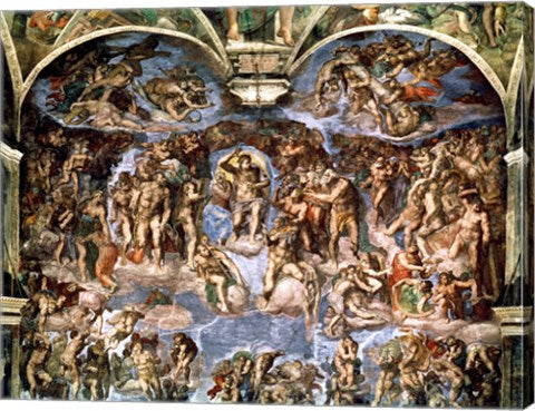 Last Judgement, from the Sistine Chapel, 1538-41 by Michelangelo Buonarroti