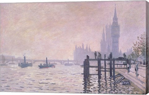The Thames below Westminster, 1871 by Claude Monet