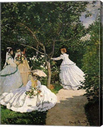 Women in the Garden, 1867 by Claude Monet