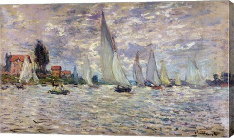 The Boats, or Regatta at Argenteuil, c.1874 by Claude Monet