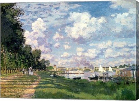 The Marina at Argenteuil, 1872 by Claude Monet
