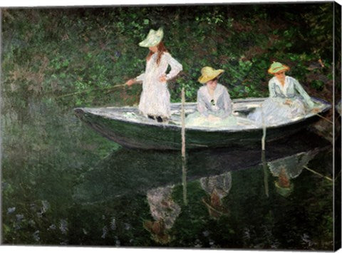 The Boat at Giverny, c.1887 by Claude Monet