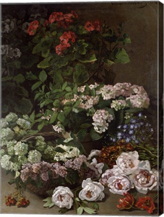 Spring Flowers, 1864 by Claude Monet
