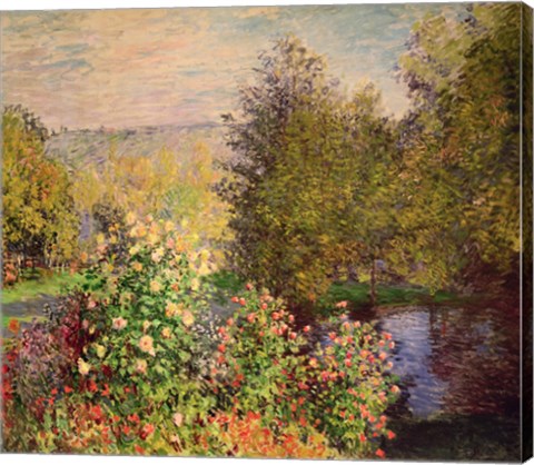 A Corner of the Garden at Montgeron, 1876-7 by Claude Monet