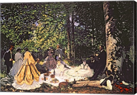 Le Dejeuner sur l'Herbe, 1866 by Claude Monet
