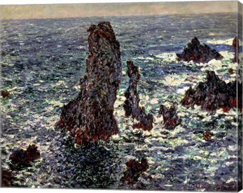 The Rocks at Belle Ile, 1886 by Claude Monet