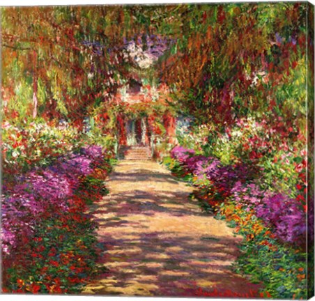 A Pathway in Monet's Garden, Giverny, 1902 by Claude Monet