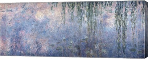 Waterlilies: Morning with Weeping Willows, detail of central section, 1914-18 by Claude Monet