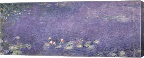 Waterlilies: Morning, 1914-18 (centre left section) by Claude Monet