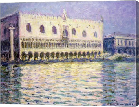 The Ducal Palace, Venice, 1908 by Claude Monet