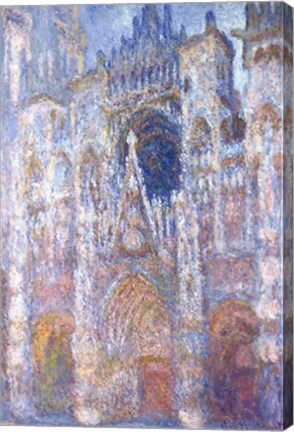 Rouen Cathedral, Blue Harmony, Morning Sunlight, 1894 by Claude Monet