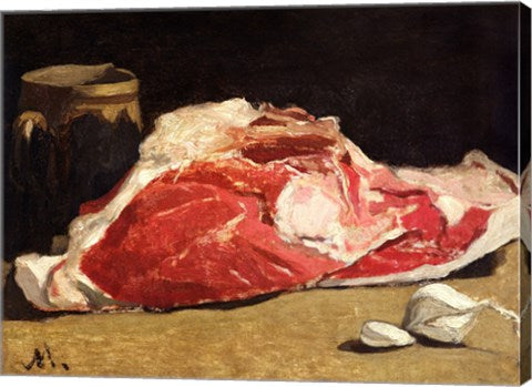 Still Life, the Joint of Meat, 1864 by Claude Monet
