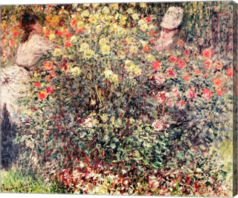 Women in the Flowers, 1875 by Claude Monet