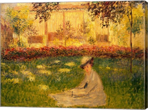 Woman in a Garden, 1876 by Claude Monet