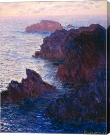 Rocks at Bell-Ile, Port-Domois, 1886 by Claude Monet