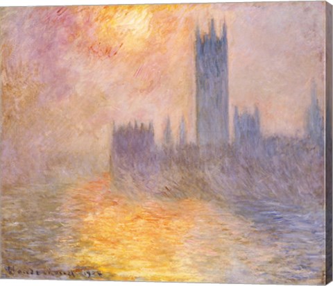The Houses of Parliament, Sunset, 1904 by Claude Monet