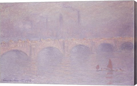 Waterloo Bridge, Hazy Sunshine by Claude Monet