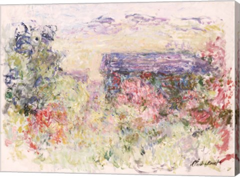 The House Through the Roses, c.1925-26 by Claude Monet