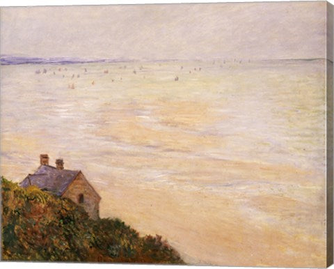 The Hut at Trouville, Low Tide, 1881 by Claude Monet