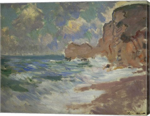 Receding Waves by Claude Monet