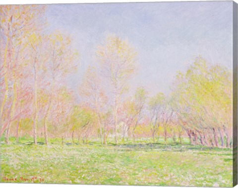 Spring in Giverny, 1890 by Claude Monet