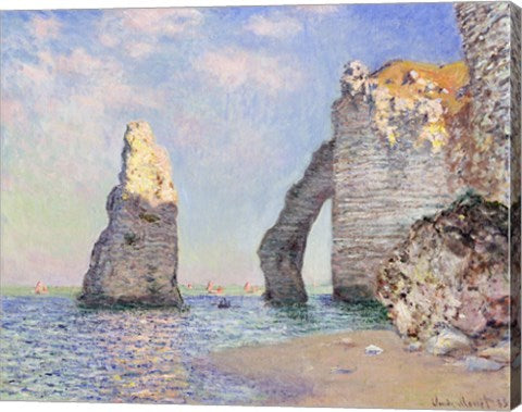 The Cliffs at Etretat, 1885 by Claude Monet