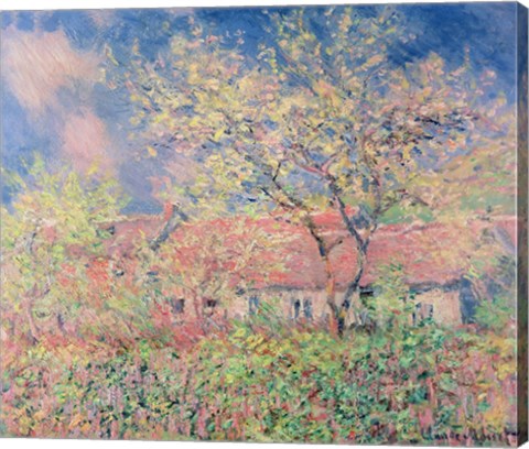 Springtime at Giverny, c.1880 by Claude Monet