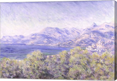 View of Ventimiglia, 1884 by Claude Monet