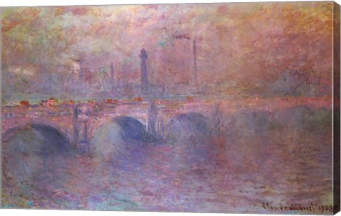 The Thames at Waterloo Bridge, 1903 by Claude Monet