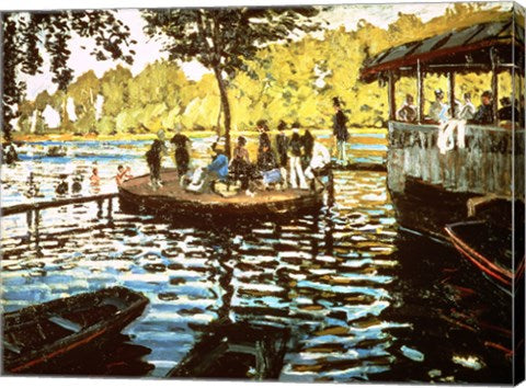 La Grenouillere, 1869 by Claude Monet