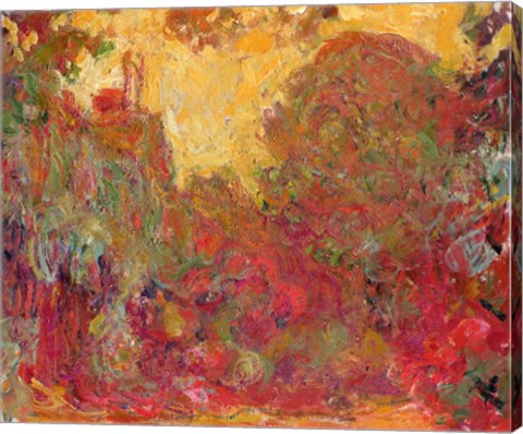 The House seen from the Rose Garden, 1922-24 by Claude Monet