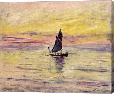 The Sailing Boat, Evening Effect, 1885 by Claude Monet