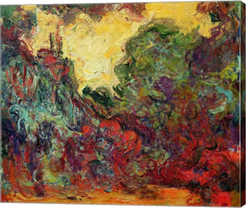 The Artist's House from the Rose Garden by Claude Monet